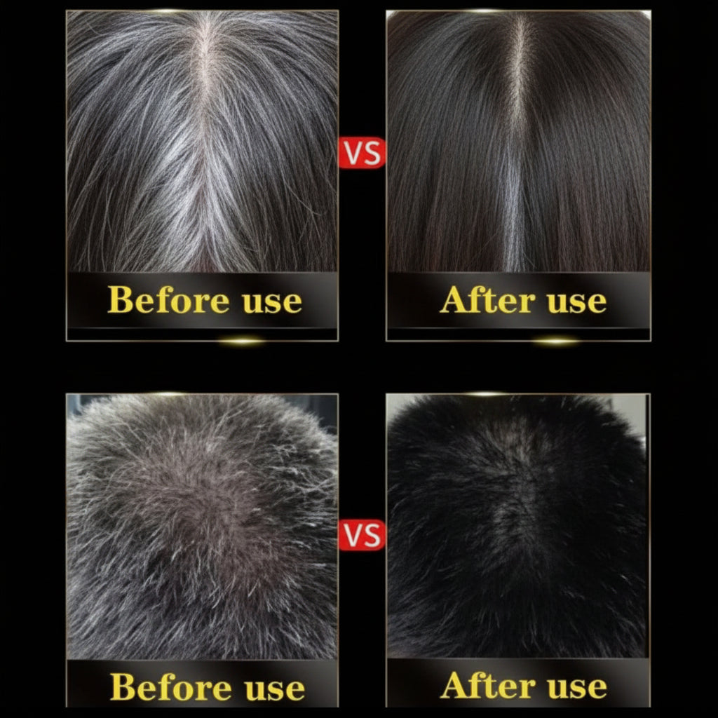 Instant Black Herbal Hair Dye Shampoo | Pack of 2 (100 ml)