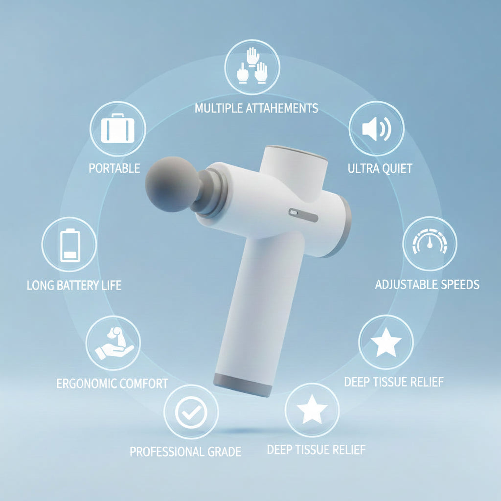 Electric Gun Massager For Pain Relief