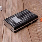Stylish 2 in 1 USB Rechargeable Cigarette Case with Lighter