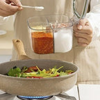 Transparent 5-Section Spice Box