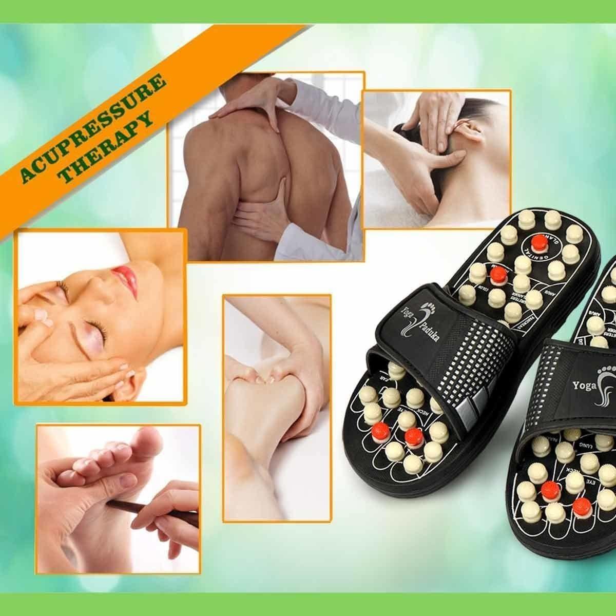 Magnetic Acupressure Slippers for Pain Relief & Relaxation