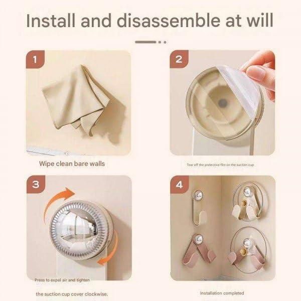 Pot Lid Holder With Suction Cup