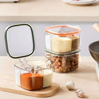 Transparent 5-Section Spice Box