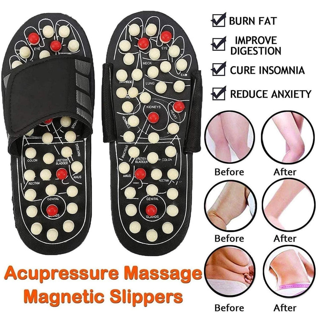 Magnetic Acupressure Slippers for Pain Relief & Relaxation