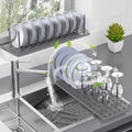 Drain Shelf Dish Drying Rack Kitchen Drawer Organizer