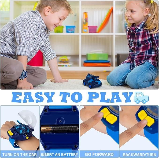 Remote Control Watch Car for Kids – Wrist Watch RC Racing Car, USB Rechargeable Toy