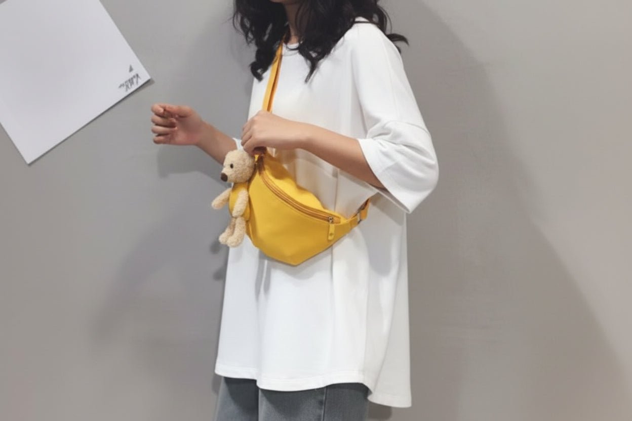 Cute Teddy Bear Crossbody Bag for Everyday Style