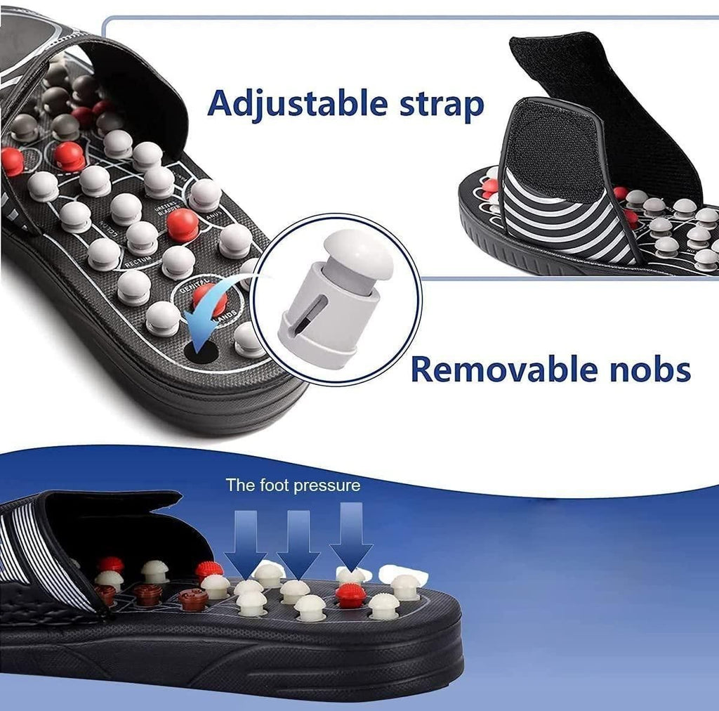 Magnetic Acupressure Slippers for Pain Relief & Relaxation
