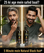 Instant Black Herbal Hair Dye Shampoo | Pack of 2 (100 ml)